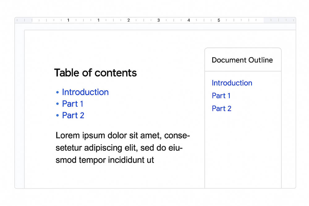 Capture “Google Docs TOC cliquable