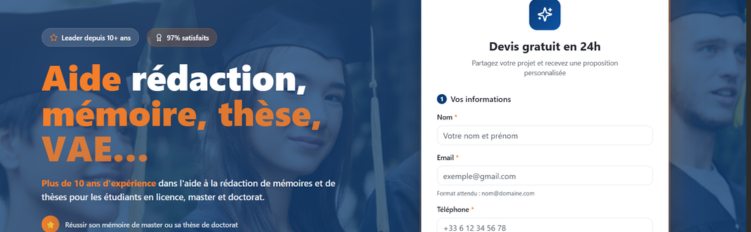 Capture d'écran de la page d'accueil de Seveoredaction.fr